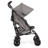 Jeep PowerGlyde Plus Stroller by Delta Children - Lightweight Travel Stroller with Smoothest Ride, Aluminum Frame, 4-Position Recline, Extra Large Storage Basket, Grey