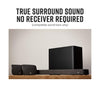 Polk Audio SR2 Wireless Surround Sound Speakers for Select React and Magnifi Sound Bars - Immersive Easy Set Up, Multiple Placement Options, 2 Count (Pack of 1)