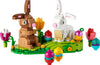 LEGO Easter Rabbits Display 40523 Building Toy Set, Includes Colorful Easter Eggs and Tulips, Easter Decorations