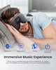 Sleep Headphones Sleep Mask with Bluetooth Headphones, RENPHO Ultra Soft 3D Blackout Wireless Sleeping Mask for Side Sleepers, Comfort Night Eye Mask, White Noise Eye Mask, Christmas Gift