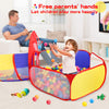 GeerWest 3 in 1 Kids Play Tent for Toddler with Baby Ball Pit and Play Tunnel, Children Indoor Outdoor Playhouse with Climbing Tunnel Toy for Toddlers, Boys and Girls Best Birthday Gifts