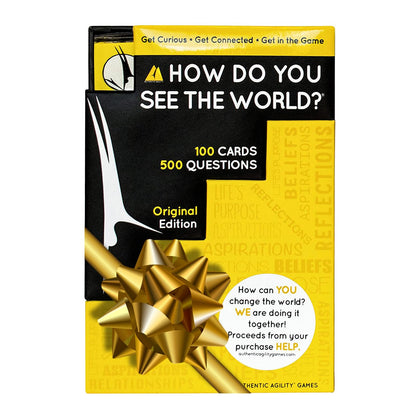 Authentic Agility Conversation Card Game (100 Cards - 500 Questions) Family Card Games for Adults, Teens, Kids - Ice Breakers, Get to Know People, Communication Skills for Parties & Gatherings