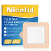 Niceful 10 Packs Silicone Foam Dressing 5