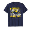 Michigan Wolverines 2023 CFP National Champions Strong Navy T-Shirt