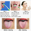 Tongue Brush, Tongue Scraper, Tongue Cleaner Helps Fight Bad Breath, 3 Tongue Scrapers, 3 Pack (Black & Blue & Green)