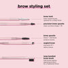 Real Techniques Brow Styling Set, For Lifting Brows, Fill & Style, Dual-ended Makeup Brushes, Full Kit for Eyebrows, Get Full, Laminated, or Natural Brows, Multiuse Tools, 3 Piece Set