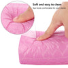 Nail Pillow Hand Rest for Nails, Washable PU Leather Nail Armrest Detachable Manicure Hand Pillow Cushion Nail Art Accessories Tool for Nails Tech (Pink)