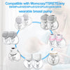 Juome 6Pcs Flange Inserts 17mm Compatible with Momcozy Wearable Breast Pump S12 Pro/S9 Pro/S12/S9, for TSRETE/Spectra/Medela 24mm Shields/Flanges, Reduce 24mm Tunnel Down to 17mm