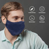 TUFF Face Mask Adult XL Large Size 3 Pack- C Shaped Design Making Breathing Easier and Comfortable on Skin - USA Made.