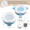 Ox and the Hare Toddler Potty & Toilet Brush & 10 Toilet Bags - Multifunctional Baby Potty - Perfect as Toddler Toilet Seat or Potty Training Toilet