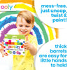 Ooly Chunkies Twistable Tempera Paint Sticks For Kids, No Mess, Quick Drying, Set of 12