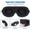 YIVIEW Sleep Mask Pack of 3, Upgrade 100% Light Blocking 3D Eye Masks for Sleeping, Ultra-Thin Sides for Side Sleeper, Blindfold for Men Women