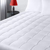 Utopia Bedding Full Mattress Pad, Quilted Fitted Premium Mattress Protector, Deep Pocket Mattress Cover Stretches up to 16 Inches, Fluffy Pillow Top Mattress Topper (54x75 Inches, White)