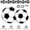 Soccer Party Supplies Tableware Set Soccer Birthday Party Decorations Including Banner, Soccer Plates, Napkins, Cup and Tablecloth for Sports Theme Birthday Decorations, 24 Guests