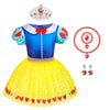 Jeowoqao Toddler Girls Dress up Costumes, Princess Dress Up Clothes for Little Girls, Kids Dress Up Pretend Play Set with Supergirl Unicorn Spider Costumes Toy Gift for Girls Ages 3-6 Years