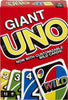 Mattel Games UNO Giant Sized Card Game, Game for Kids, Adults and Family Night with 108 Oversized Cards