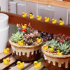 ROMROC Mini Resin Duck Bulk 200 Pack Tiny Ducks to Hide for Miniature Dollhouse Accessories Micro Garden Landscape Aquarium Potted Plants Ornament Christmas Prank DIY Décor, Yellow