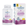 Nordic Naturals Omega Woman, Lemon - 120 Soft Gels - 500 mg Omega-3 + 800 mg Evening Primrose Oil - Healthy Skin, Hormonal Balance, Optimal Wellness - Non-GMO - 60 Servings