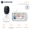 Motorola VM75 Indoor Video Baby Monitor with Camera - 480x272p, 1000ft Range 2.4 GHz Wireless 5