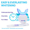 Teeth Whitening Kit Pen Gel: 32X LED Light with Hydrogen Carbamide Peroxide for Sensitive Teeth - Professional Tooth Whitener Dental Tools with Mouth Tray for Achieving a Bright White Smile