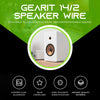 14AWG Speaker Wire, GearIT Pro Series 14 AWG Gauge Speaker Wire Cable (100 Feet / 30.48 Meters) Great Use for Home Theater Speakers and Car Speakers Black