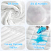 HYLEORY Queen Size Waterproof Mattress Pad Protector, Breathable Quilted Mattress Cover Noiseless Waterproof Fitted Sheet Mattress Topper Upto 21