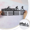 SUPERDANT Triathlon Medal Holder Display Running Biking Cycling Medal Hanger Hanger Rack Frame for Over 60 Medals and Ribbon Display Holder Rack with Easy Hanging Gift for Athletes