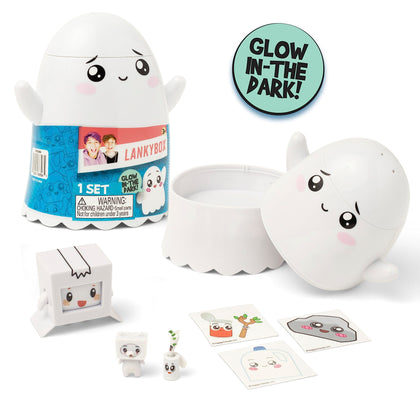 LankyBox Ghosty Glow Mystery Box Ghosty Mystery Box with 7 Exciting Toys to Discover Inside, Officially Licensed Merch