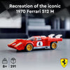 LEGO Speed Champions 1970 Ferrari 512 M 76906 Building Set - Sports Red Race Car Toy, Collectible Model Building Set with Racing Driver Minifigure, Gift for Grandchildren, Boys, Girls and Kids Ages 8+