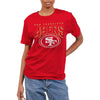 Junk Food Clothing x NFL - San Francisco 49ers - Bold Logo - Unisex Adult Short Sleeve Fan T-Shirt for Men and Women - Size X-Large