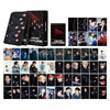 Baosai 55PCS ATEEZ Lomo Cards ATEEZ Merchandise Photocards With Box Double-Sided Lomo(Black)