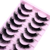 AMSDCN Wholesale 10 pairs Natural Long Fake Eyelashes cilios 3d Faux Mink Lashes Fluffy eyelashes Makeup Cat Eye Lashes maquiagem (6D-46)