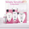 Summer's Eve Simply Sensitive Daily Gentle All Over Feminine Body Wash, Removes Odor, Feminine Wash pH Balanced, Travel Size 3 fl oz, 3 Pack