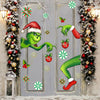 Christmas Door Sticker Decorations Winter Christmas Door Clings Removable Seasonal Glass Door Stickers with Snowflake Decals for Window Door Refrigerator Christmas