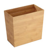 iDesign Rectangular Bamboo Waste Basket, The Formbu Collection - 10.5