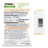 vitron-c iron supplement, once daily, high potency iron plus vitamin c, supports red blood cell production, dye free tablets, 60 count (expiry -7/31/2025)