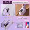 Travel Steamer Iron for Clothes Mini: Portable Steam Iron Handheld Steamer for Traveling Small Size Clothing Hand Held Garment Steamers College Dorm Home Travel Essentials Gift Electric Micro Iron