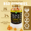 MAJU's Black Seed Oil Gummies, World's 1st, 2.5X Per BSO Gummy, Cumin Nigella Sativa Oil, Cold-Pressed, Potent Formula with Cinnamon Extract, Tasty, 500mg 90ct