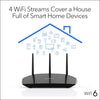 NETGEAR 4-Stream WiFi 6 Router (R6700AX) - AX1800 Wireless Speed (Up to 1.8 Gbps) | Coverage up to 1,500 sq. ft., 20 devices