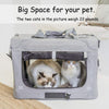 Petseek Extra Large Cat Carrier Soft Sided Folding Small Medium Dog Pet Carrier 24