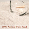 Ausluru 100% Natural Sand, Multi-Purpose Mini White Silica Sand for Fire Pits, Aquariums and Landscaping, 5LB