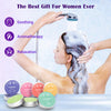 TUWESEN Shower Steamers Aromatherapy, SPA Kit, 8 PCS Shower Steamers for Women, Shower Bombs with Essential Oils-Self Care & Relaxation Birthday Gifts for Women and Men. Purple Romantic Set