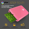 KODAK Step Instant Color Photo Printer with Bluetooth/NFC, Zink Technology & KODAK App for iOS & Android (Pink) Prints 2x3 Sticky-Back Photos.