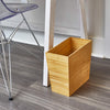 iDesign Rectangular Bamboo Waste Basket, The Formbu Collection - 10.5