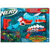 NERF DinoSquad Dino-Clash Pack, Includes 2 Blasters, 15 Elite Darts, Dart Storage, Triceratops and Stegosaurus Dinosaur Designs