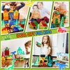 Dinosaur Toys Magnetic Tiles - Magnet Building Blocks for Toddler Kids Toys STEM Sensory Outdoor Toys for 3+ Year Old Boys and Girls, Dinosaur World Creative Games Kids Toys