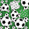 Soccer Party Supplies Tableware Set Soccer Birthday Party Decorations Including Banner, Soccer Plates, Napkins, Cup and Tablecloth for Sports Theme Birthday Decorations, 24 Guests