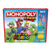 Monopoly Junior Super Mario Edition Board Game, Fun Kids' Ages 5 and Up, Explore The Mushroom Kingdom as Mario, Peach, Yoshi, or Luigi (Amazon Exclusive)