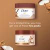 Dove Scrub Brown Sugar & Coconut Butter For Silky Smooth Skin Body Scrub Exfoliates & Restores Skin's Natural Nutrients 10.5 oz