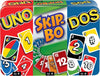 Mattel Games Mattel Games, UNO, DOS and Skip-Bo Bundle, Travel Games in Storage Tin (Amazon Exclusive)